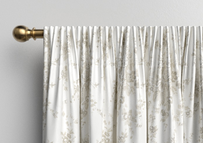 Shabby Chic by Rachel Ashwell Garden Floral, Warm Natural - Made to Measure Curtains - Image 9